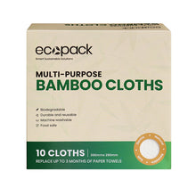 Load image into Gallery viewer, Multi-Purpose Bamboo Cloths - Food safe
