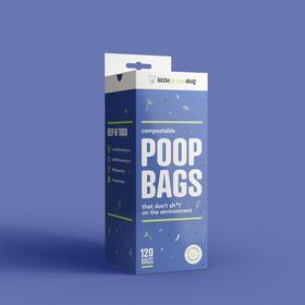 Compostable Dog Poop Bags by Little Green Dog Compostable Dog Poop Bag Little Green Dog - Earth Rated Poop Bags